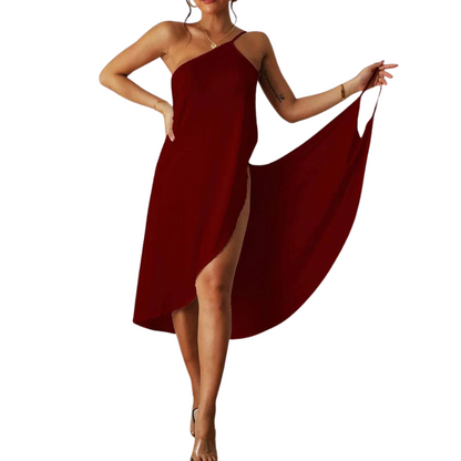 Icone™ WrapDress: Dame Multi Stil Strand Omslagskjole
