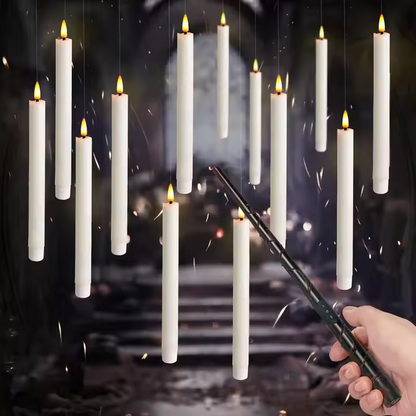 Ledsen™ FloatingCandles - Svevende LED-lys med stavfjernkontroll