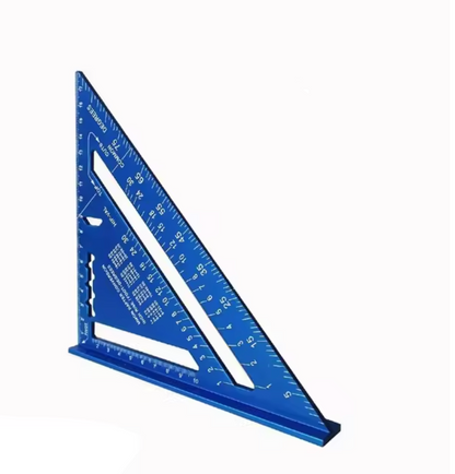 TriangleRuler - Aluminiumslegering Trekantlinjal Til Trebearbeiding