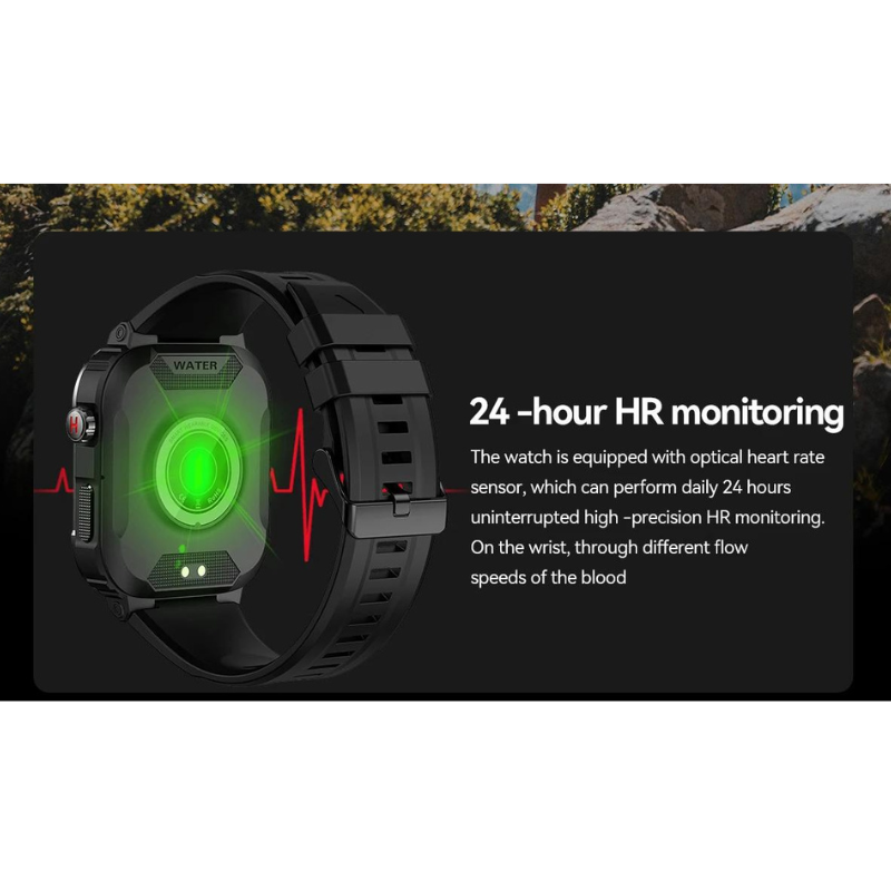 PerfectWatch - Perfeksjonist Militær Smartklokke