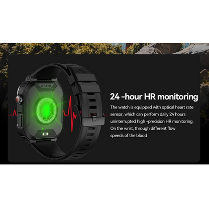 PerfectWatch - Perfeksjonist Militær Smartklokke