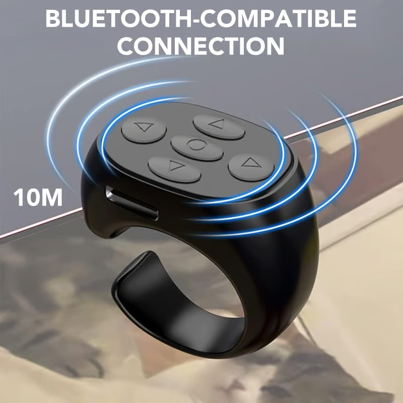 FingerRemote: Trådløs Bluetooth Fjernkontroll som bæres på fingeren