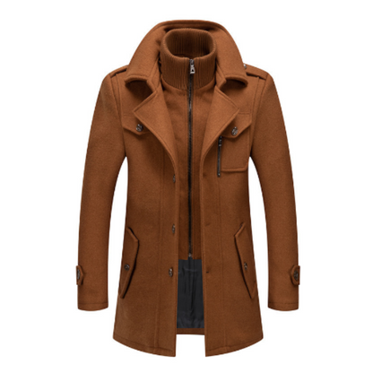 Icone™ WinterCoat: Luksus Dobbel Krage Stilfull Vinter Trenchcoat