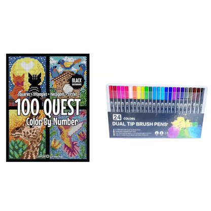 Kletshuts™ ColorQuest: 100 Oppgaver Farge Etter Tall Fargebok