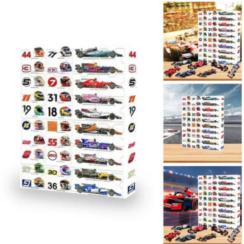 RacingCalendar - Formel 1 Racing Biler Adventskalender