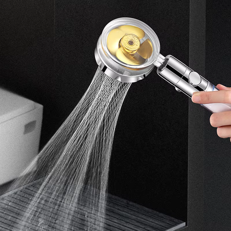 Borhe® SpinShower: 360° Roterende Høytrykks Dusjhode