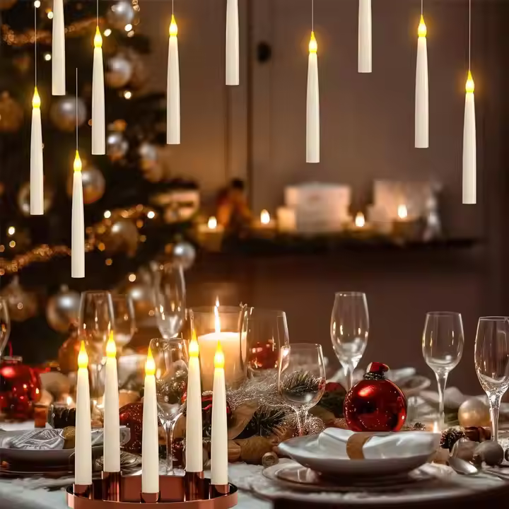 Ledsen™ FloatingCandles - Svevende LED-lys med stavfjernkontroll