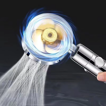 Borhe® SpinShower: 360° Roterende Høytrykks Dusjhode