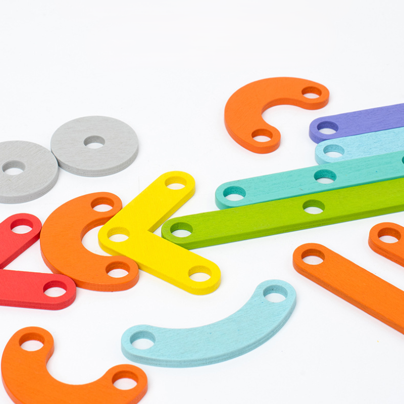 Kletshuts™ PuzzleBoard - Montessori Trepuslespill Platesett