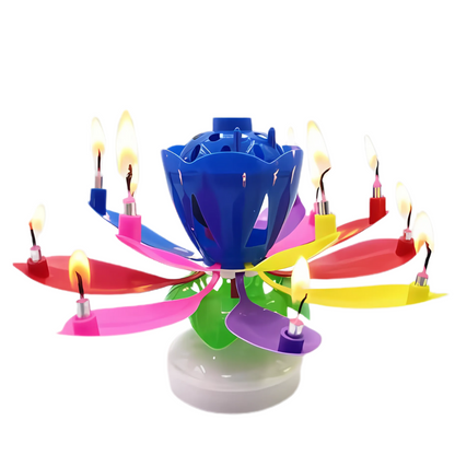 FlowerCandle 1+1 GRATIS: Magisk Blomst Bursdagslys