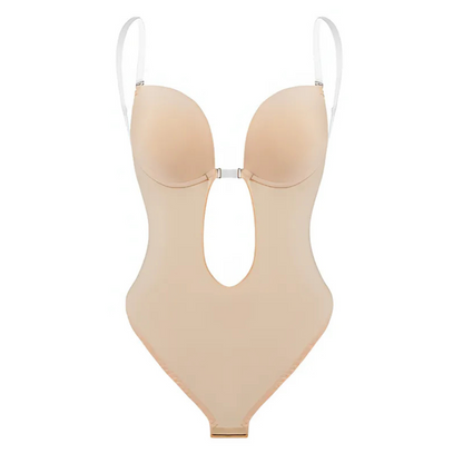 Icone™ SeamlessBodysuit: Lavt Snitt Sømløs Bodysuit Shapewear
