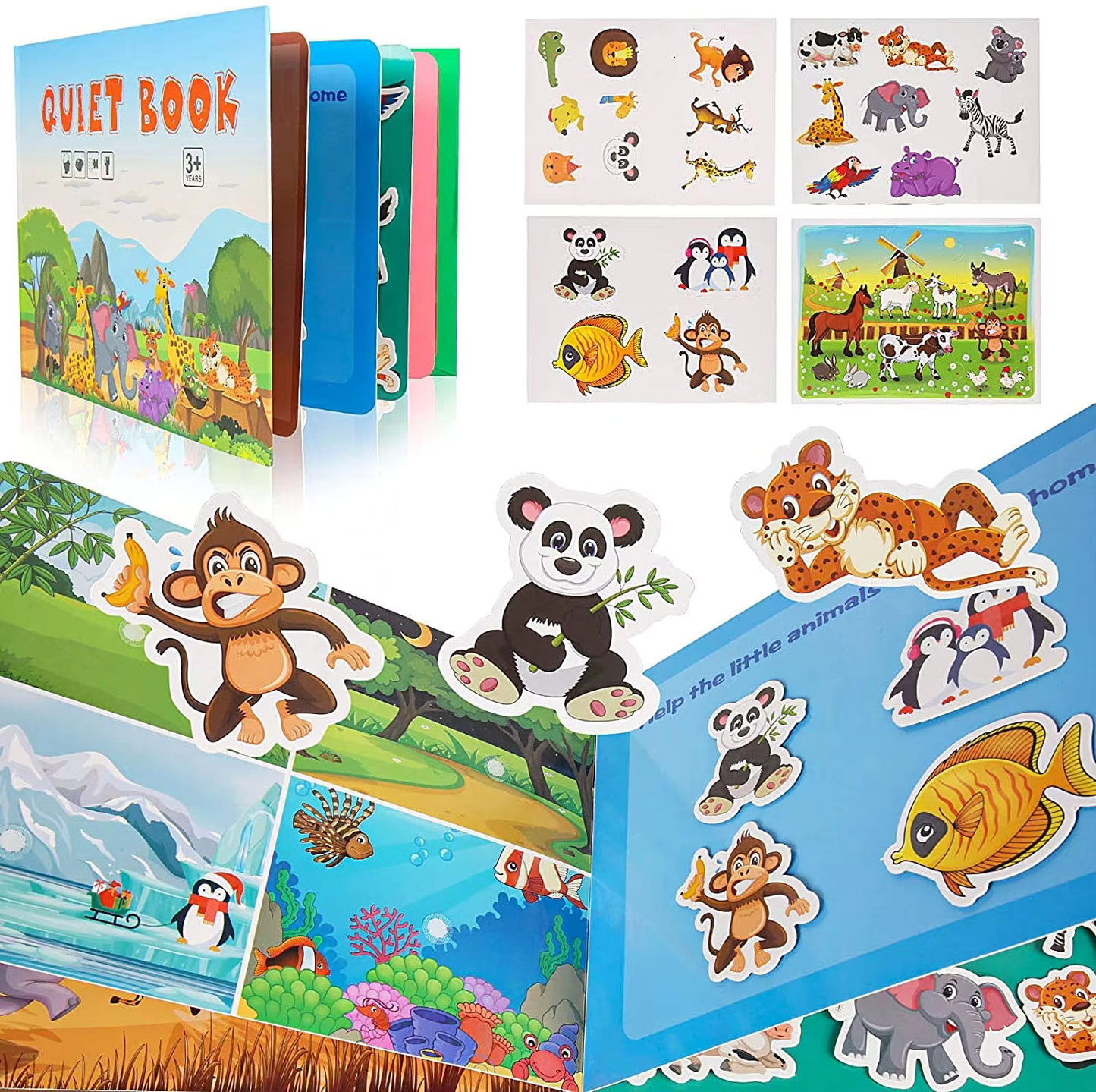 Kletshuts™ BusyBook: Pedagogisk Aktivitetsbok for Barn