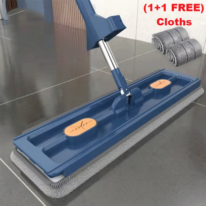 Cleaner Pro° RotatingMop: Sterkt Håndtak Enkel Rengjøring 360° Roterende Flat Mopp