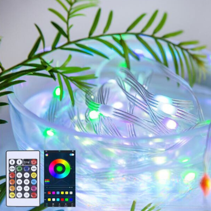 Ledsen™ StringLight: Fargerik LED-Lyslenke Med Fjernkontroll
