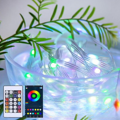 Ledsen™ StringLight: Fargerik LED-Lyslenke Med Fjernkontroll