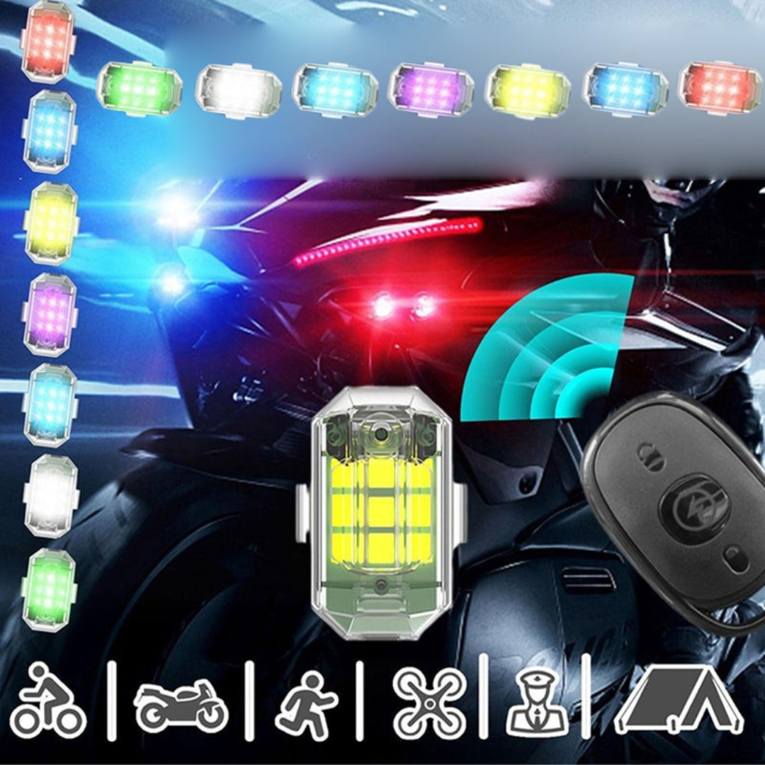 Ledsen™ FlashingLight: Trådløst Fjernstyrt LED Blinkende Lys