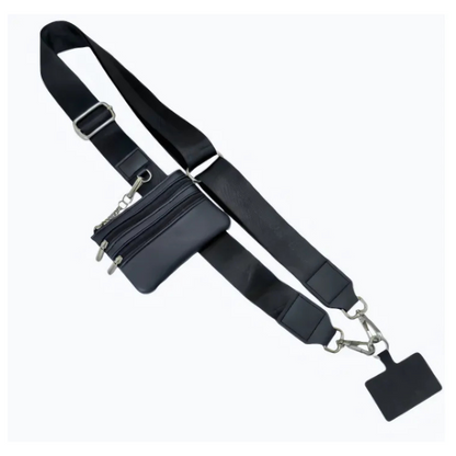 Icone™ PhoneStrap: Justerbar Crossbody Telefonrem Med Pouch