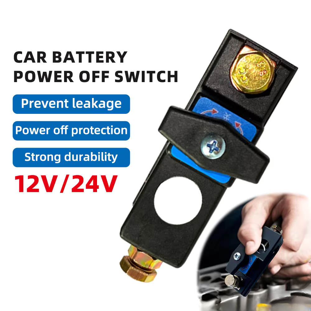 BatterySwitch 1+1 GRATIS - 12V / 24V Bilbatteribryter