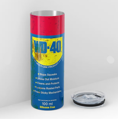 DirtyTumbler - Rustfritt Stål WD-40 Inspirert Skitten Tumbler