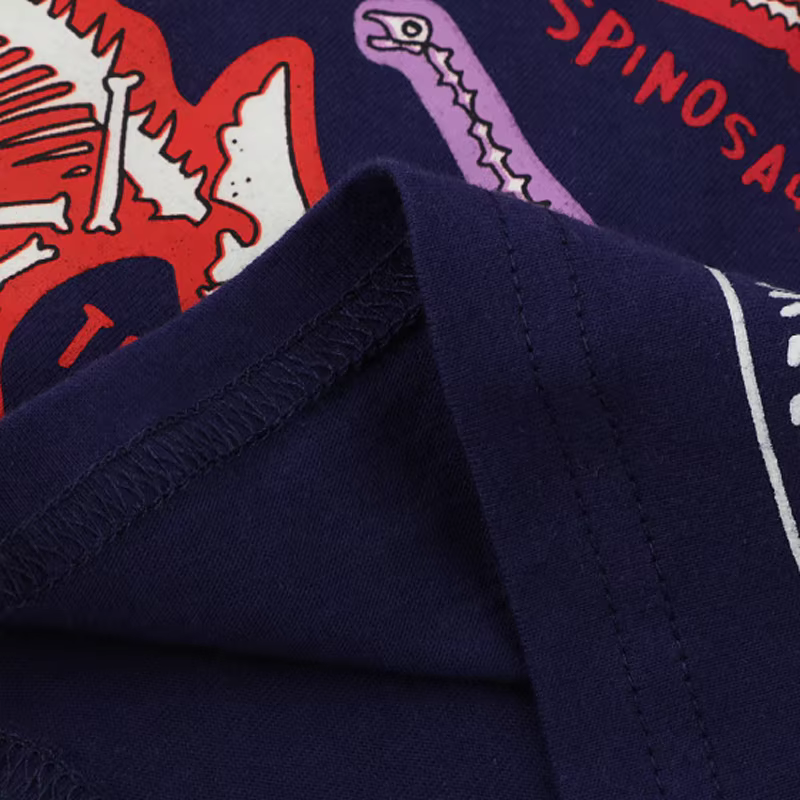 Icone™ DinoShirt: Barn Glød i Mørket Dinosaur T-skjorte