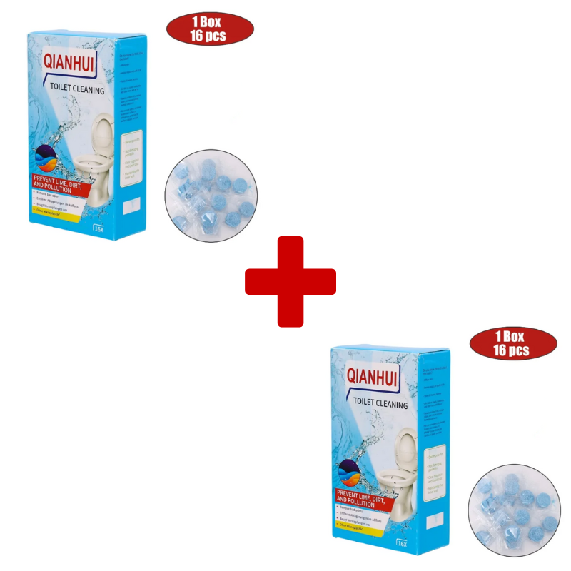 Cleaner Pro° TabletCleaner 1+1 GRATIS: Ultimate Toalettrengjøringstablett Løsning