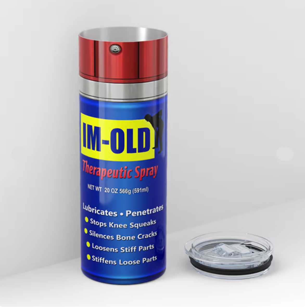 DirtyTumbler - Rustfritt Stål WD-40 Inspirert Skitten Tumbler