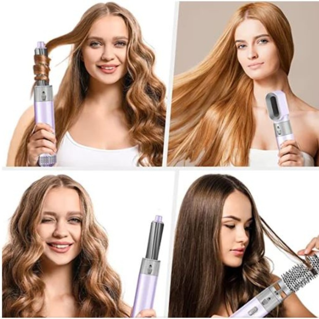 Rose® HairStyler - 5 i 1 Profesjonelt Hårstyling-Børstesett