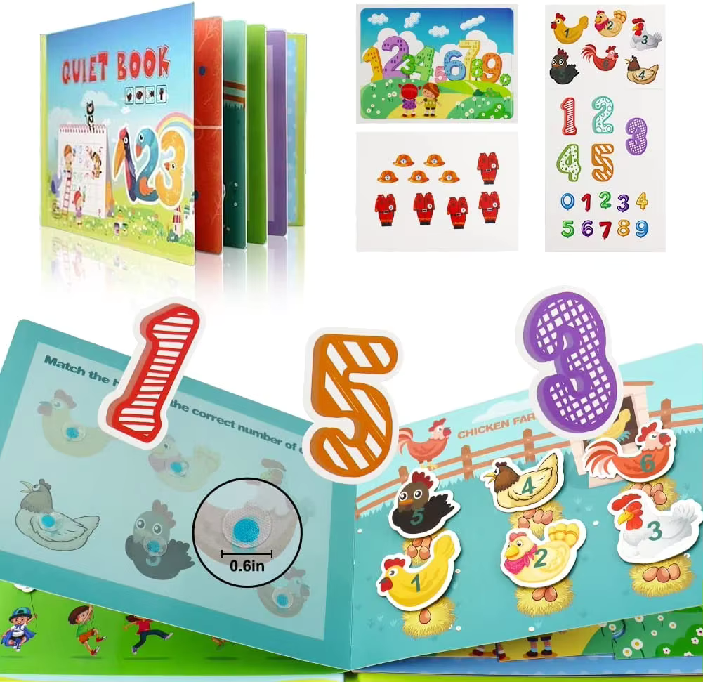 Kletshuts™ BusyBook: Pedagogisk Aktivitetsbok for Barn