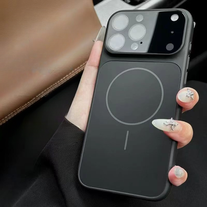 MagsafeCase: iPhone Magsafe Glas Linse Beskyttelses Telefon Etui