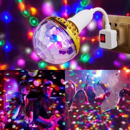 Ledsen™ DiscoBall 1+1 GRATIS: Fargerik Roterende LED-Lyskule til Disco