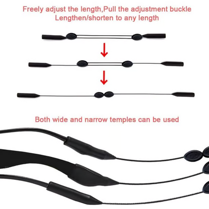 Icone™ GlassesStrap 1+1 GRATIS: Justerbar Anti-skli Brillestropp