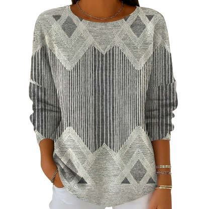 Icone™ VintageTop: Klassisk Dametopp Vintagestil Daglig Bruk
