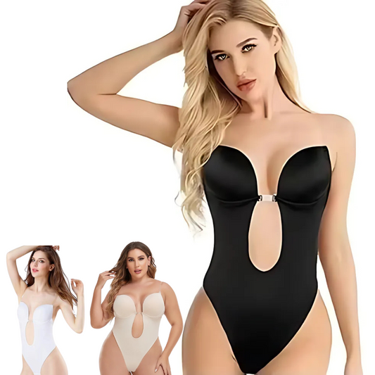 Icone™ SeamlessBodysuit: Lavt Snitt Sømløs Bodysuit Shapewear