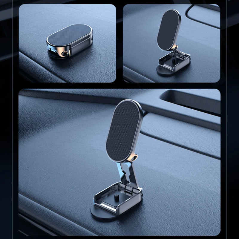 Holder360° FoldableHolder - Sammenleggbar Metall Magnetisk Biltelefonholder