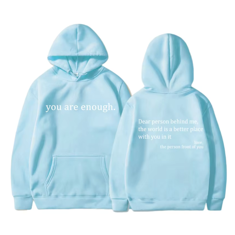 Icone™ DearHoodie: Hettegenser Med Budskapsprint På For- Og Bakside