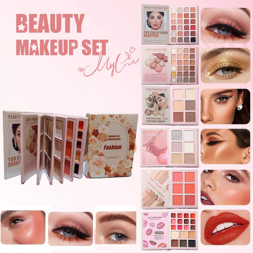BeautyKit – Profesjonell Alt-i-ett Sminkekolleksjon Komplett Skjønnhetssett Kit