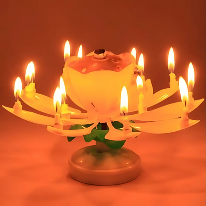 FlowerCandle 1+1 GRATIS: Magisk Blomst Bursdagslys