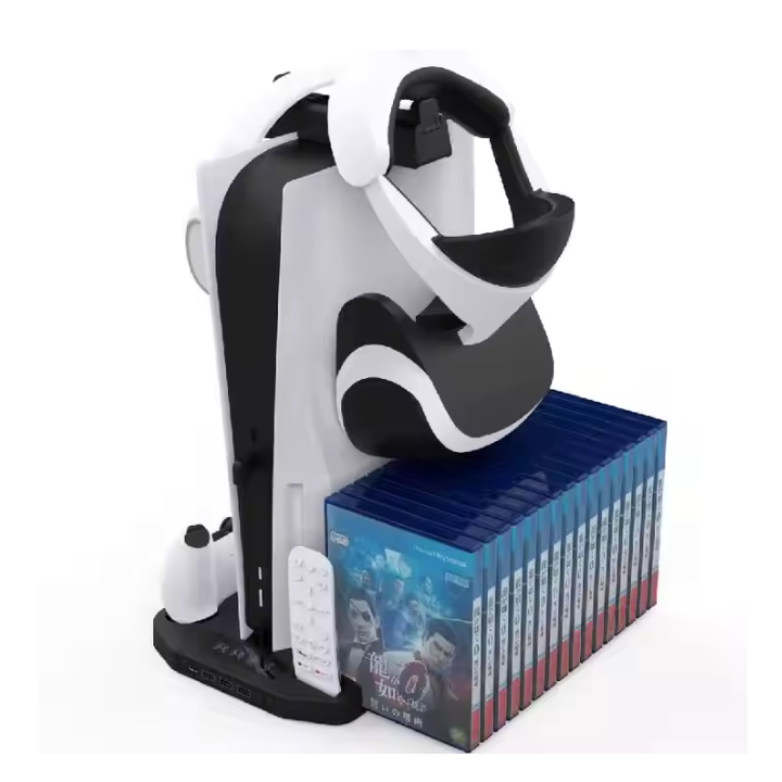 PS5Dock - 4 i 1 PS5 Multifunksjonell Dockingstasjon