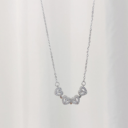 Jewelance™ CloverNecklace 1+1 GRATIS: Stilfuld To-Stil Magnetisk Hjerte Kløver Halskæde