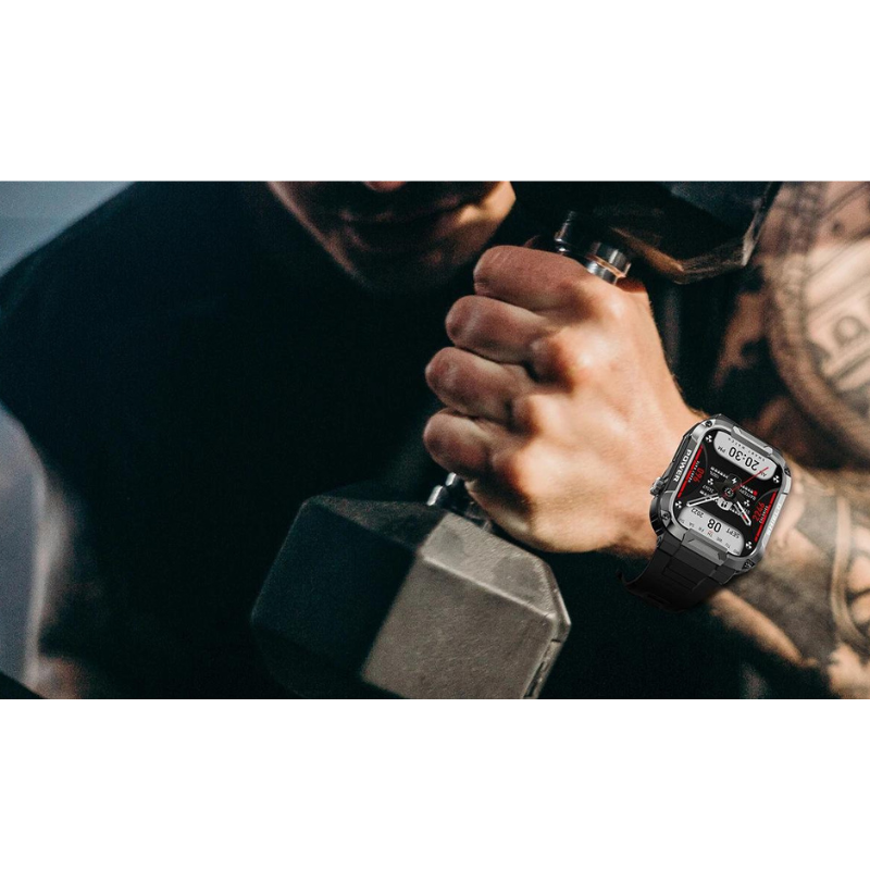 PerfectWatch - Perfeksjonist Militær Smartklokke
