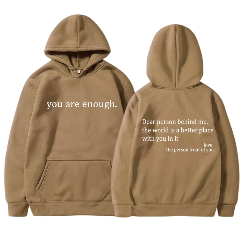 Icone™ DearHoodie: Hettegenser Med Budskapsprint På For- Og Bakside