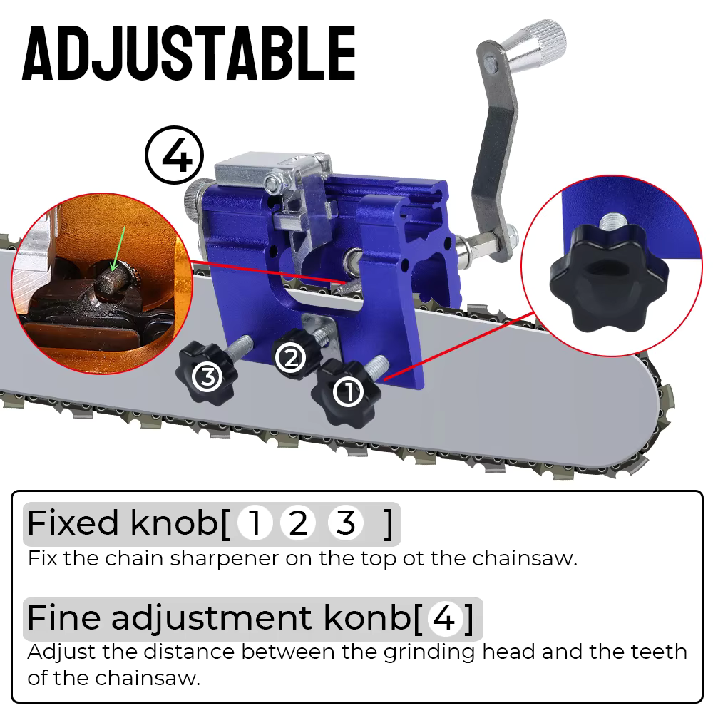 ChainsawGrinder - Motorsag Sliper Slipeverktøy