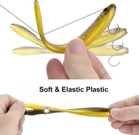 FishLure 1+1 GRATIS - Myk Kunstig Fiskeagn
