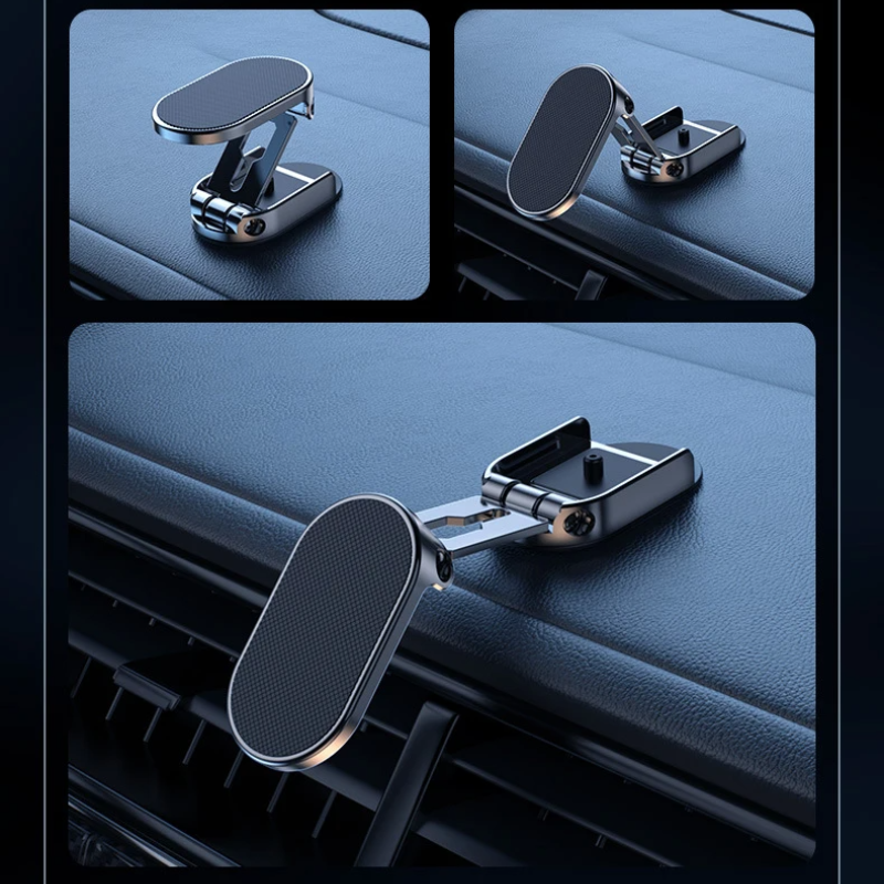 Holder360° FoldableHolder - Sammenleggbar Metall Magnetisk Biltelefonholder