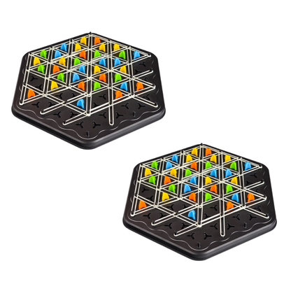 Kletshuts™ ThinkGame - Trekantkjede Strategi Og Duell Logikk Tenkespill