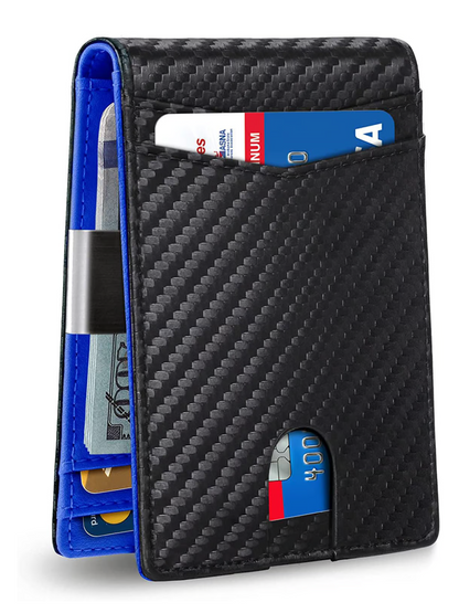 Icone™ SlimWallet: Ultra Slank Og Sikker RFID Skinnlommebok For Menn