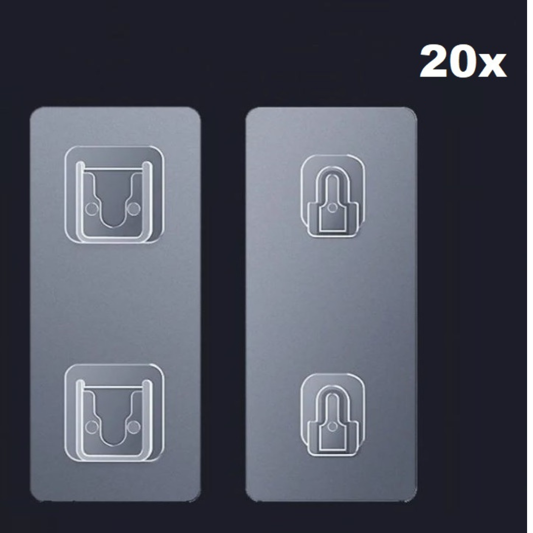 GlideHold® StripHolder: Multifunksjonell Selvklebende Strimmelholder