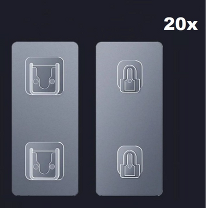 GlideHold® StripHolder: Multifunksjonell Selvklebende Strimmelholder