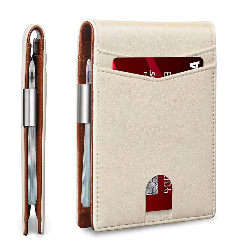 Icone™ SlimWallet: Ultra Slank Og Sikker RFID Skinnlommebok For Menn