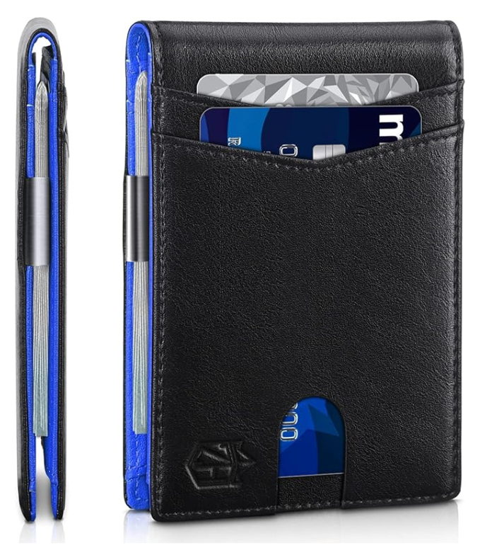 Icone™ SlimWallet: Ultra Slank Og Sikker RFID Skinnlommebok For Menn